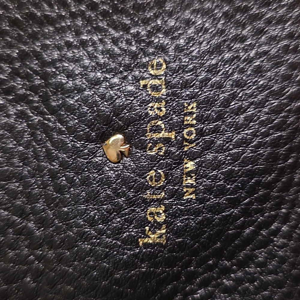 Kate Spade Black Pebbled Leather Slouch Hobo Satchel Shoulder Bag - Picture 2 of 7
